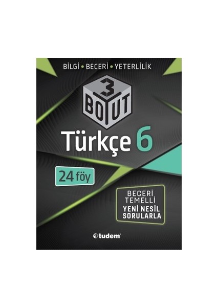 Tudem Yayınları 6. Sınıf Türkçe 3 Boyut