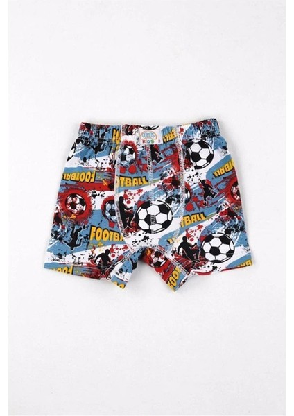 Erkek Çocuk Likralı Emprime Desenli Boxer 3089 - 12 Adet fırsatları