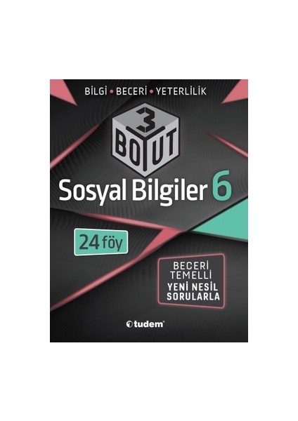 Tudem Yayınları 6. Sınıf Sosyal Bilgiler 3 Boyut