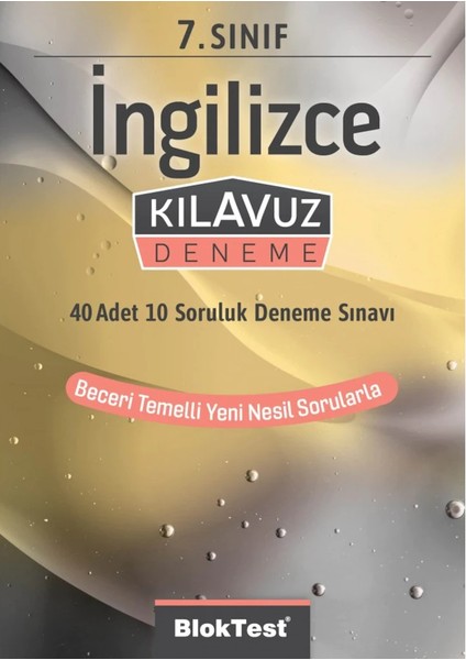 Tudem Yayınları 7. Sınıf Bloktest İngilizce Kılavuz Deneme