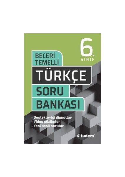 Tudem Yayınları 6. Sınıf Türkçe Beceri Temelli Soru Bankası