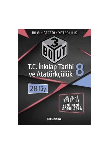 Tudem Yayınları 8. Sınıf T.C İnkılap Tarihi 3 Boyut