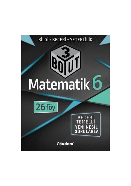 Tudem Yayınları 6. Sınıf Matematik 3 Boyut