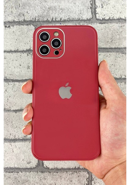 Apple iPhone 13 Pro Logolu Kamera Korumalı Lansman Gerçek Cam Kapak