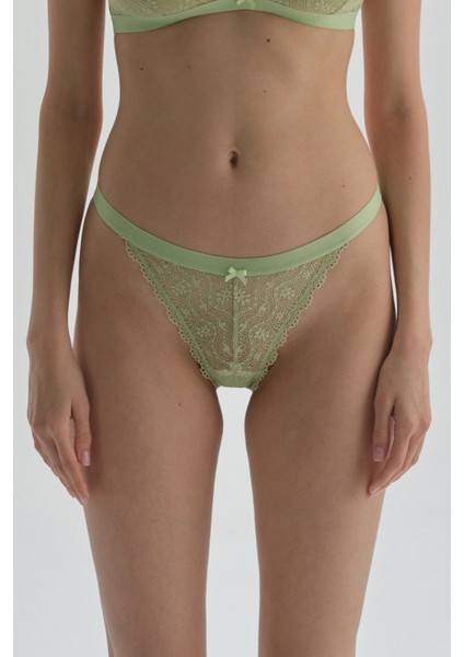 Yeşil Lastik Detaylı, Dantel Tanga modelleri