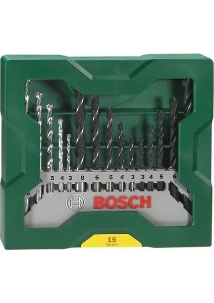 Asil Metal Bosch X-Line Mini 15 Parça Matkap Ucu Seti