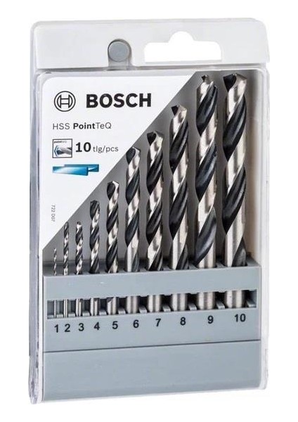 Asil Metal Bosch Hss Pointteq Metal Matkap Ucu Seti 10 Lu