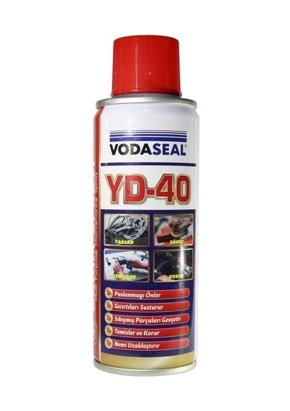 Asil Metal Vodaseal Yd-40 Yağlayıcı Pas Sökücü  Sprey 200ML