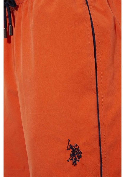 Erkek Turuncu Orta Boy Deniz Şortu fırsatları