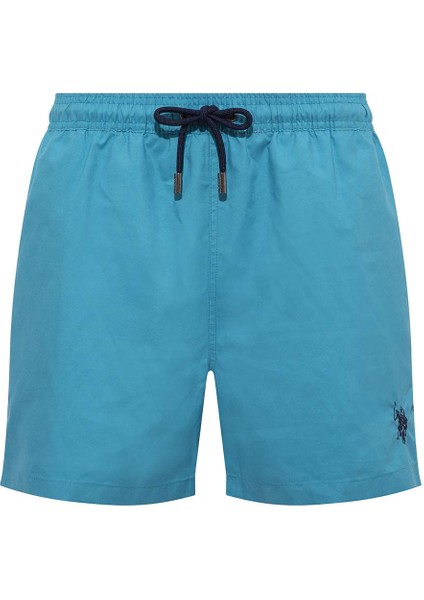 Erkek Mavi Orta Boy Deniz Şortu 22002 modelleri