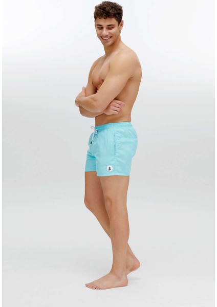 Erkek Mint Orta Boy Deniz Şortu fiyatları