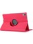 Lenovo M10 TB-X505F Htstore Htstore Zore Dönebilen Standlı Kılıf-Pembe Koyu 1