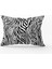 Siyah Beyaz Zebra Desenli Dijital Baskı Kırlent Yastık Kılıfı - CGH386-3550 Çift Tarafı Baskılı 1