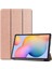 Galaxy Tab S6 Lite P610 Htstore Zore Smart Cover Standlı 1-1 Kılıf-Rose Gold 1