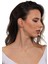 Kadın Antik Gümüş Kaplama Sıkıştırmalı Model Yılan Formlu Kıkırdak Küpe & Earcuff 4