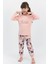 2589 Garson Sleep Mocha Kız Çocuk Uzun Kol Pijama Takımı 1