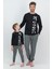 2539 Garson The Future Siyah Erkek Çocuk Pijama Takımı 1