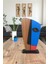 Amorf Design Ahşap Desenli Mavi Maske Biblo 4