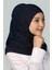 Hazır Türban Pratik Eşarp Tesettür Hijab - Namaz Örtüsü - Lacivert 2