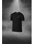 Erkek Siyah Dri-Fit Kumaş Yürüyüş ve Koşu Için Cepli Rahat Tişört Şort Ikili Takım (S-3xl) 2