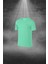 Büyük Beden Erkek Su Yeşili Dri-Fit Kumaş Cepli Düz Kısa Kol Konforlu Tişört Şort Alt Üst Ikili Takım Seti (4XL-10XL) 2