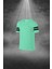 Büyük Beden Erkek Su Yeşili Dri-Fit Kumaş Yürüyüş ve Koşu Için Konforlu Cepli Sıfır Yaka Tişört Şort Ikili Alt Üst Seti (4XL-10XL) 2