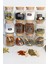 Etiketli 300 ml 12 Adet Kavanoz ve 12 Adet Mini Baharat Kaşığı - 24 Parça Baharat Seti 3