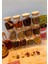 Etiketli 300 ml 12 Adet Kavanoz ve 12 Adet Mini Baharat Kaşığı - 24 Parça Baharat Seti 4