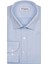 Slim Fit Armür Desenli Mavi Erkek Gömlek 1