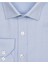 Slim Fit Armür Desenli Mavi Erkek Gömlek 2