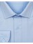 Slim Fit Armür Desenli Mavi Erkek Gömlek 2