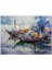 Rıhtımda Demirli Kayıklar Yağlıboya 120 Parça Puzzle Yapboz Mdf (Ahşap) 1