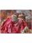 Kırmızı Beyaz Taşlı Elbiseli Kraliçe 120 Parça Puzzle Yapboz Mdf (Ahşap) 1