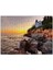 Acadia Milli Parkı'nda Günbatımı ve Deniz 120 Parça Puzzle Yapboz Mdf (Ahşap) 1
