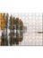 Durgun Gölde Ağaçlar Sisli Arkaplan 120 Parça Puzzle Yapboz Mdf (Ahşap) 1