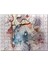 Parlak Zeminde Civalı Mürekkep Lekesi Desen 120 Parça Puzzle Yapboz Mdf (Ahşap) 1
