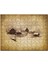 Sarı Zeminde Ahşap Çiftlik Evleri Çizim Görseli 120 Parça Puzzle Yapboz Mdf (Ahşap) 1