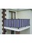 Balkon Demiri Perdesi Kuş Gözü Mavi Ince 900X80 1