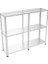Galvanizraf® 3 Katlı 2'li Bitişik Galvaniz Çelik Raf Arşiv Rafı Depo Rafı Kiler Rafı 31X93X100 1