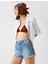 Yüksek Bel Kot Şort 2