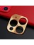 Apple iPhone 11 Pro Zore Metal Kamera Koruyucu-Gold 1