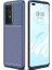 Huawei P40 Pro Kılıf Htstore Zore Negro Silikon-Lacivert 1