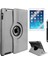Apple iPad 2 3 4 Htstore Zore Dönebilen Standlı Kılıf-Gri 1