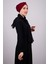 Bordo Pratik Hazır Geçmeli Tesettür Bone Petekli Büzgülü 1204E_16 2