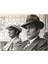 Jean Paul Belmondo ve Alain Delon Siyah Beyaz 1000 Parça Puzzle Yapboz Mdf (Ahşap) 1