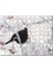 Karlı Dalların Üzerindeki Karatavuk 120 Parça Puzzle Yapboz Mdf (Ahşap) 1
