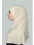 Hazır Türban Pratik Eşarp Tesettür Hijab - Namaz Örtüsü (Xl) - Krem 3