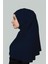 Hazır Türban Pratik Eşarp Tesettür Hijab - Namaz Örtüsü (Xl) - Lacivert 3