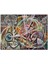 Kalp ve Yüzler Soyut Kompozisyon 255 Parça Puzzle Yapboz Mdf (Ahşap) 1