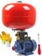 Bakır Sargı QB60 24 Lt Tank Santrifüj Otomatik Hidrofor Pompa Paket Hidrofor 0,5 Hp Set 1